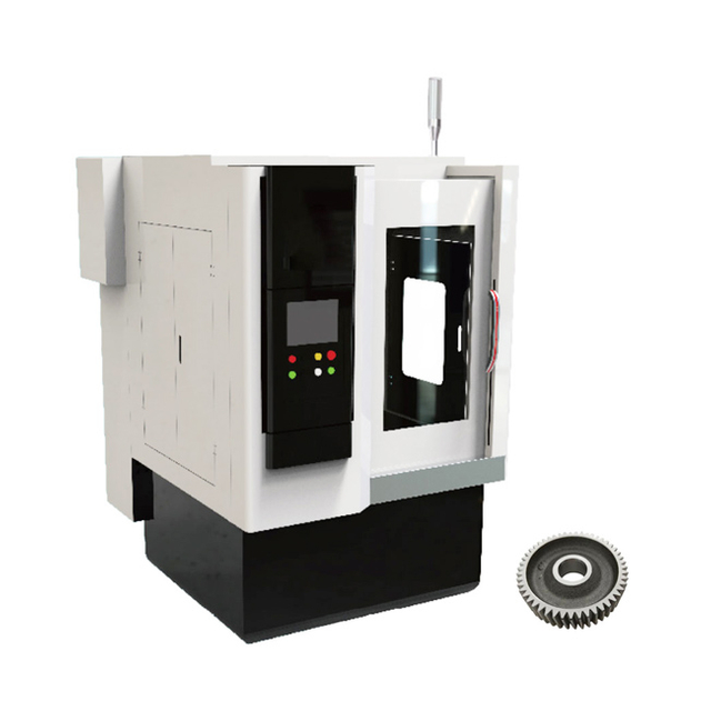 Máquina de chaflán redonda de engranaje horizontal CNC con cepillo 