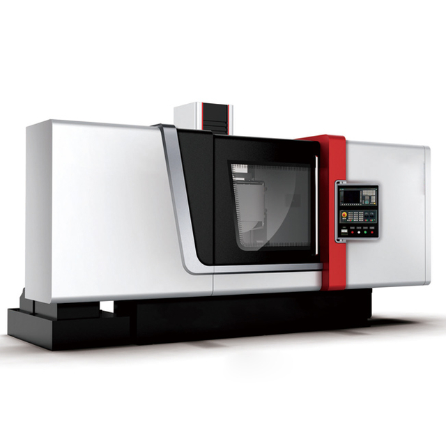 Máquina de la superficie CNC de la cintura-mobile de la columna de cinco ejes