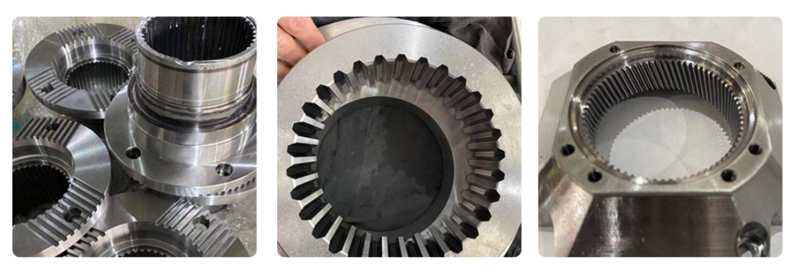 engranajes de la placa interna