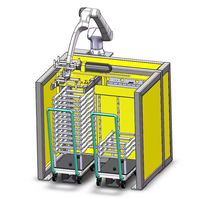 Manipulador de robot de truss para unidad automática