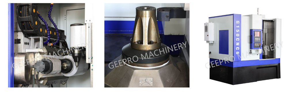 m&aacute;quina de cortar en marcha