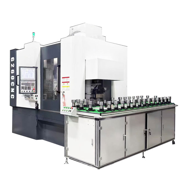Máquina de toparra de engranaje G260 con sistema de carga y descarga automática
